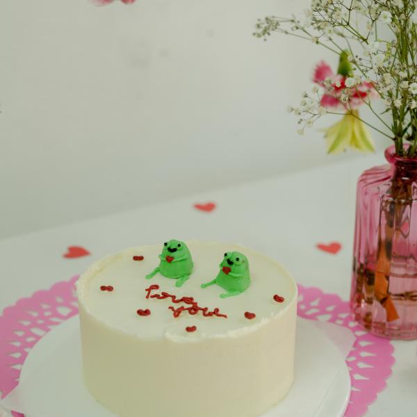 Imagen del producto Pastel ranitas enamoradas